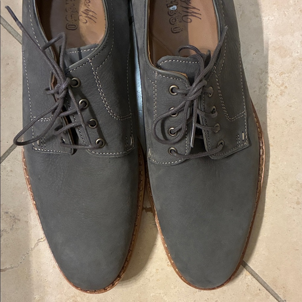 NWOB Classic J & M 1850 Gray Men's Oxfords in Sz 10M - Picture 6 of 7